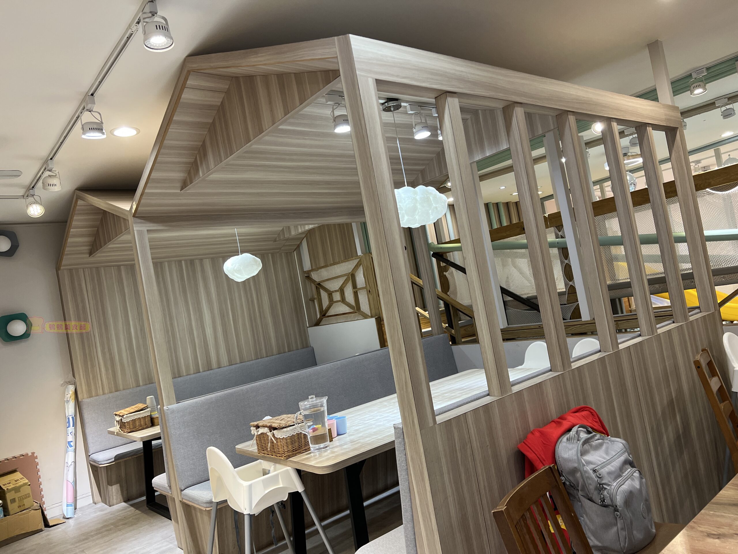 4)台北大安區。大樹先生的家(古亭店)~馬卡龍波波球池、廚房市集遊戲區、包廂沙坑各種滿足@鴨鴨美食館