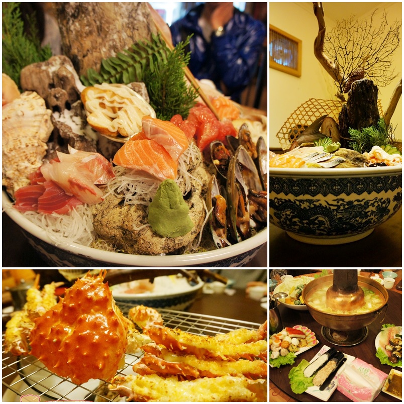 (3)台北土城。饗饌~5000元帝王蟹桌菜+個人熱炒比較