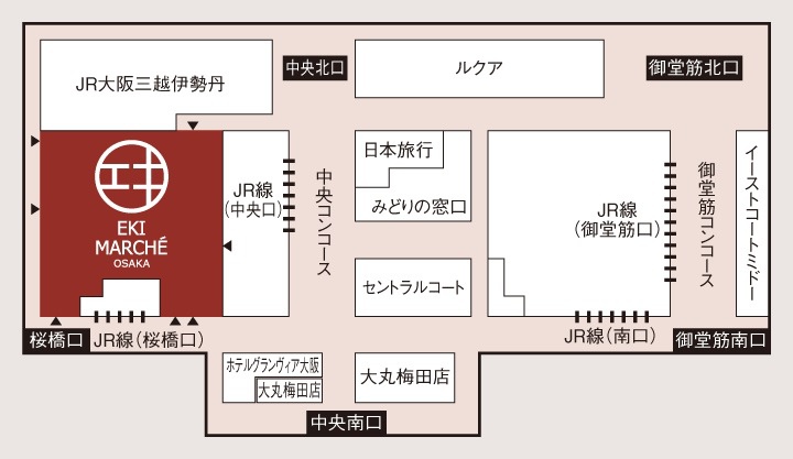 大阪店地圖
